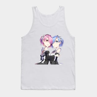 Re Zero Rem Ram Tank Top